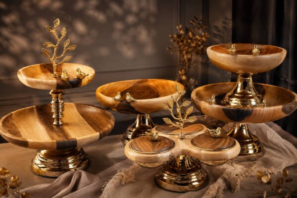 سرویس چوبی ۵ تیکه گنجشک